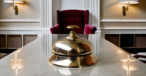 Cloche de comptoir d'hôtel en laiton massif de style victorien cloche de bureau de service ornée pour les hôpitaux de zones de réception de restaurants-métal fabriqué - Product Image 5