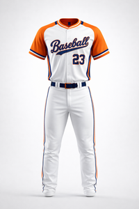 Vente en gros de maillots de baseball et uniformes 100% polyester, respirants et à séchage rapide, vêtements de sport imprimés de haute qualité sublimés - Product Image 4