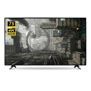 Téléviseur LED intelligent d'usine OEM 75/85/100 pouces 4K HD, tailles personnalisables, haut-parleurs intégrés - Product Image 1