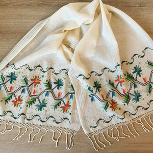 Camino de mesa hecho a mano cómoda bufanda Rectangular Casa de Campo caminos de mesa para decoración del hogar fiesta de vacaciones OEM hecho en Vie - Product Image 5