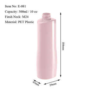 Botellas de Plástico PET Rosa de 120 ml, 300 ml, 4 oz, 10 oz, con Pulverizador, Ecológicas y Personalizadas, para Lociones, Mantecas Corporales y Cremas, con Serigrafía - Product Image 3
