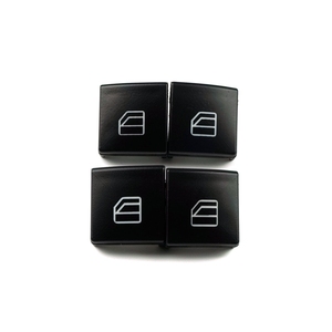 BDP109-1 4 Pieces Master <b>Window</b> Switch Button <b>Cover</b> Cap For W204 W212 S212 A207 C207 X204 W176 W246 C117 X117 X166 X156 W166 204 - Product Image 1