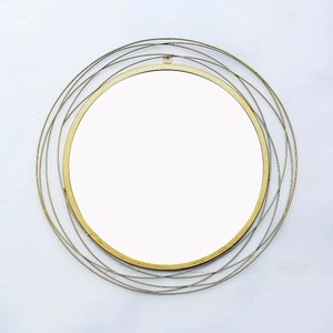 Miroir de luxe moderne tendance pour la maison salon miroir de courtoisie design antique en métal de haute qualité exclusive pour la décoration de la maison - Product Image 3