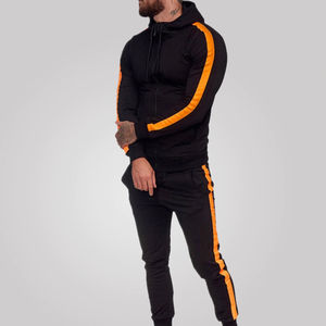 Ensemble de survêtement sportif personnalisé pour homme, survêtement de haute qualité, pantalon 100% coton, survêtement de jogging deux pièces - Product Image 5