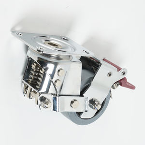 3 4 5 Zoll stoß dämpfende Lenk rolle mit Bremse für Präzisionsinstrument-Lenkrad - Product Image 1