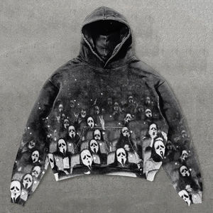 Sudadera con Capucha Unisex de Felpa Francesa 100% Algodón, Personalizable con Logotipo, Térmica, con Lavado Ácido y Estampado de Personajes, 350gsm 450gsm - Product Image 4