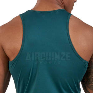 Pakistan Manufacturer Your Own Logo Design Sleeveless Fitness Wear Workout <b>Men</b> Gym <b>Singlets</b> At Cheapest Prices - Product Image 6