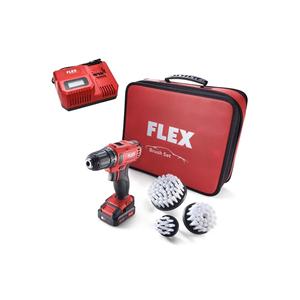 Set di spazzole per avvitamento e pulizia dettagliata ricaricabile-Dd 2g trapano, 3 spazzola (10.8V 2.5AH a batteria) - Product Image 5