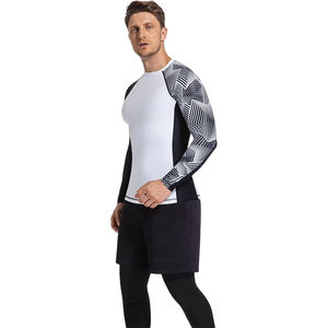 Camiseta de Compresión Unisex de Manga Larga, Talla Grande, Secado Rápido, Transpirable, Protección UV, para Gimnasio y Natación, OEM, Ligera y Elástica - Product Image 5