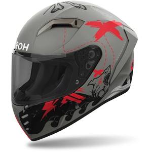 Casco Deportivo de Estilo Retro Airoh Connor Desperado con Doble Visera y Diseño Predator, Material de PC Naranja Mate, Unisex, Tallas XS/S/M/L - Product Image 6
