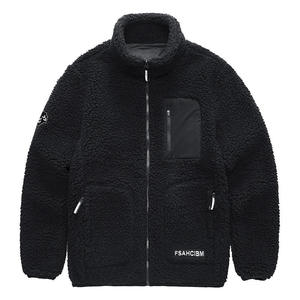 Veste en toile polaire pour la randonnée hivernale en plein air pour hommes, fermeture éclair à capuche, épaisse, chaude, respirante, logo frontal, haute qualité - Product Image 3