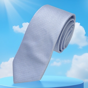 เนคไททอจากผ้าแจ็คการ์ดลายตานกสีฟ้าแบบตุรกีสุดพิเศษสำหรับเด็กทารก - Product Image 1