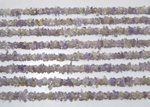 Améthyste rose naturelle puce irrégulière gravier pépite non coupée 4mm à 8mm perles couleur rose fabrication de bijoux perles brin 34 pouces de long - Product Image 2