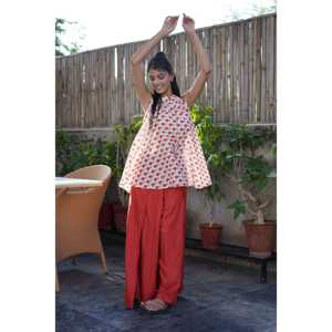 Fintastic One Size Coral Casual <b>Dress</b> <b>Top</b> - Product Image 1