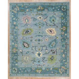 Custom Pink <b>Moss</b> Modern Oushak Style Hand Tufted Wool Rug Latex Backing Customized Size Classic Design Non-Slip Home Floor - Product Image 1