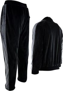 ชุดวอร์มสำหรับผู้หญิงและผู้ชายกางเกงมีฮู้ดและซิปผ้าโพลีเอสเตอร์ผ้าฟลีซดีไซน์น้ำหนักเบา - Product Image 4