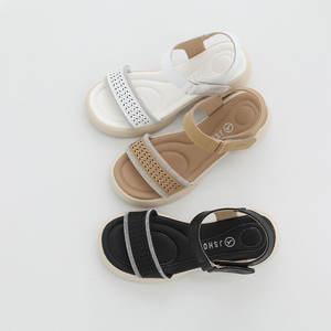 Jshoe รองเท้าผู้หญิงน้ำหนักเบาหนังแอคชั่นสำหรับรองเท้าแตะแพลตฟอร์มเวลโครความคิดเห็นที่ดีที่สุดสำหรับฤดูร้อนและฤดูใบไม้ผลิรองรับแรงกระแทกความสะดวกสบาย - Product Image 5