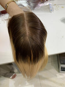 Paquetes Virgin 100% Cierre de cabello vietnamita Ombre brillante 22 pulgadas o longitud personalizada Sin químicos/enredos disponibles - Product Image 2