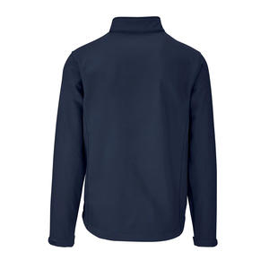 Veste Softshell à Capuche de Randonnée Extérieure Personnalisée avec Poches Latérales à Fermeture Éclair Vente en Gros Meilleure Qualité Veste Softshell Coupe-Vent pour Hommes - Product Image 2