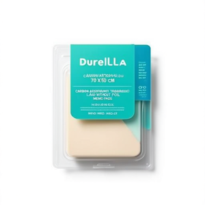 Bloc-notes Durella 70 x 50 cm en plastique transparent sans superposition de feuille métallisée - Product Image 3