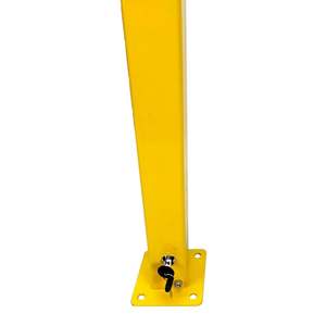 Barrera de Estacionamiento Plegable de Acero de 60 cm, Poste de Estacionamiento con Cerradura para Estacionamiento de Autos, Equipo de Estacionamiento para Garajes - Product Image 4