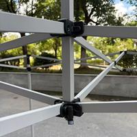Structure de tente d'extérieur en aluminium renforcé de 40 mm à montage facile, idéale pour les agences de voyage et les expositions