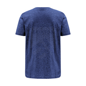 เสื้อยืดผ้าฝ้าย100% สำหรับผู้ชายผ้าถักเนื้อนิ่มพิมพ์ลายสีพื้นพิมพ์ซับลิเมชันเต็มแขนสั้นแนวสตรีทเสื้อผ้าลำลองงาน OEM ตามสั่ง - Product Image 2