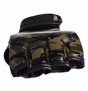 Gants MMA en matériaux durables Gants MMA personnalisés de marque privée Gants MMA demi-doigt de haute qualité à lacets faciles à porter à vendre - Product Image 6