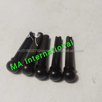 Grosir eboni seluloid logam pin jembatan pilihan untuk listrik gitar akustik & Ukulele instrumen bersenar aksesoris bagian
