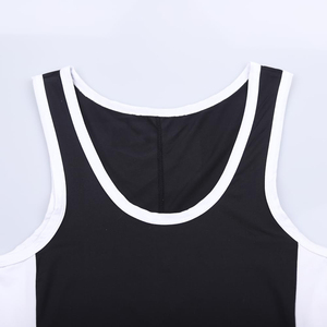 <b>Men's</b> Wrestling Singlet Athletic <b>Bodysuit</b> Underwear Knitted Breathable Cotton/Bamboo Fabric High Quality Customizable Fighting - Product Image 4