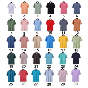 Logo Factory <b>Summer</b> Wholesale Cotton Blank Plain White Plain Oversize <b>t</b>-<b>shirt</b> for Kid <b>T</b>-<b>shirt</b> for <b>men</b> - Product Image 2