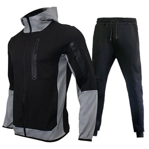 ชุดวอร์มและชุดเสื้อฮู้ดกันหนาวพิมพ์โลโก้ได้ตามต้องการฉลากส่วนตัว - Product Image 1
