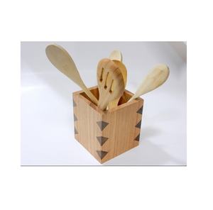 Cuchara de madera con forma cuadrada, utensilios de cocina - Product Image 2