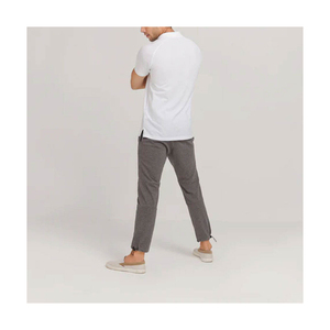 Nouveau style décontracté pour hommes pour t-shirts polo sur mesure avec 100% coton demi fermeture éclair à manches courtes avec logo personnalisé - Product Image 5