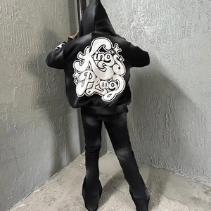 Survêtements de sport respirants pour hommes, bas prix, vente en gros, vêtements de jogging d'entraînement d'hiver, ensembles de survêtements à motif solide unisexe - Product Image 3