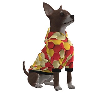 Allover sublimación 3D estampado pulóver perro Sudadera con capucha mascotas juegos moda personalizada con capucha transpirable francés Terry invierno otoño perros USA - Product Image 1