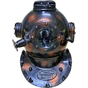 Venta caliente internacional Vintage Marine Divers casco de latón macizo casco de buceo Vintage Marine Divers casco de la India - Product Image 5