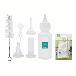 2 in 1 <b>Small</b> Animal Supplies Pet Nursing <b>Bottle</b> Set Puppy Kitten Feeding <b>Bottle</b> Milk Feeder Kit Wholesale Manufacturer - Product Image 2