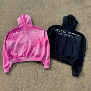 Streetwear High Quality Thick Heavy French Terry Oversized Puff Print Raw Edge Hem <b>Pink</b> Acid Wash <b>Hoodie</b> 500gsm - Product Image 4