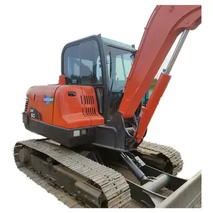 Doosan mesin ekskavator hydraulic Ulis DX60 6T, mesin penggali hidraulik perayap kecil DX60 tahan lama dengan obral