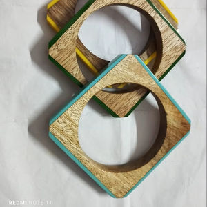 Designer Women Fashion <b>Bangles</b> <b>Set</b> Stylish Trendy Style with Resin & Wood Customized Size ABDUL REHMAN ENTERPRISES - Product Image 1