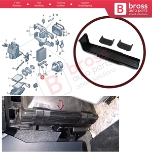 Cache de protection du filtre à pollen et à poussière de cabine BSP1020 6Q0819422 pour - Product Image 5