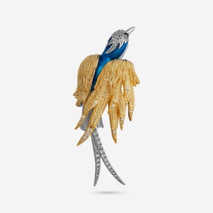 Broche de Aleación de Cobre y Latón con Cristales de Imitación y Baño de Plata, Modelo 192174, para Fiestas y Regalos - Product Image 3