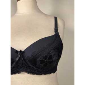 Soutien-gorge rembourré en dentelle néon vert - Product Image 2