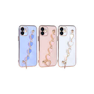 Coque arrière en silicone TPU Netzy SAFA édition lilas à motif cœur pour iPhone 11, 7 Plus et 11 Pro – Étui de téléphone souple à motif dessin animé - Product Image 2