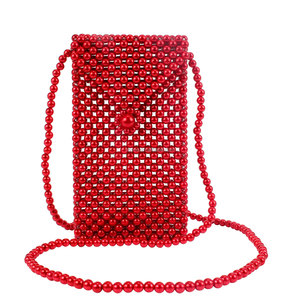 DST Inspiration triangolo Cover rosso <span class=keywords><strong>viola</strong></span> bianco perla busta <span class=keywords><strong>borsa</strong></span> a tracolla per telefono <span class=keywords><strong>borsa</strong></span> da <span class=keywords><strong>donna</strong></span> fatta a mano alla moda - Product Image 4