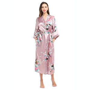 Respirant été grande taille femmes maison vêtements doux longue tenue vêtements soie ensemble vêtements de nuit pour femmes - Product Image 5