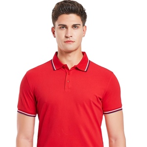 Alta calidad 95% algodón 5% Spandex 9 colores impresión personalizada OEM logotipo liso en blanco hombres Polo camiseta para hombres - Product Image 3