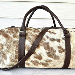 Bolsas de lona de cuero de vaca de alta calidad precio al por mayor uso al aire libre bolsas de lona de cuero de vaca en servicio OEM - Product Image 2