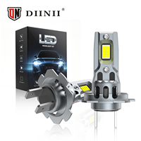 Ampoule de phare de voiture DIINIII L4-H7 12V 6000K en aluminium, neuve avec système de refroidissement, lampe LED, ajustement universel, branchement direct, plug & play